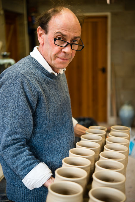 William Plumbtre in his studio 2016